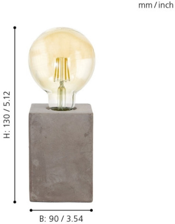 картинка Интерьерная настольная лампа PRESTWICK 49812 от магазина BTSvet