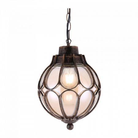 картинка Уличный светильник подвесной Via O024PL-01G IP65 от магазина BTSvet