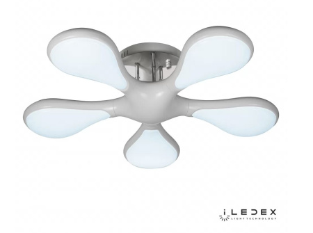 картинка Потолочная люстра светодиодная диммируемая с пультом Lit FS-YYWF-006 80W WH от магазина BTSvet