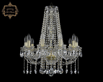 Хрустальная подвесная люстра 11.12.10.195.h-63.Gd.Sp