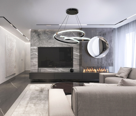 картинка Потолочная люстра светодиодная с управлением пультом смартфоном и голосом регулировкой цветовой температуры и яркости ночным режимом и таймером LED LAMPS 81291 от магазина BTSvet