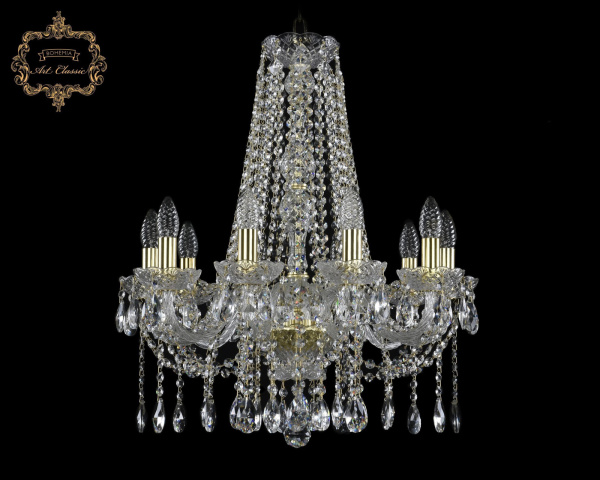 Хрустальная подвесная люстра 11.12.10.195.h-63.Gd.Sp