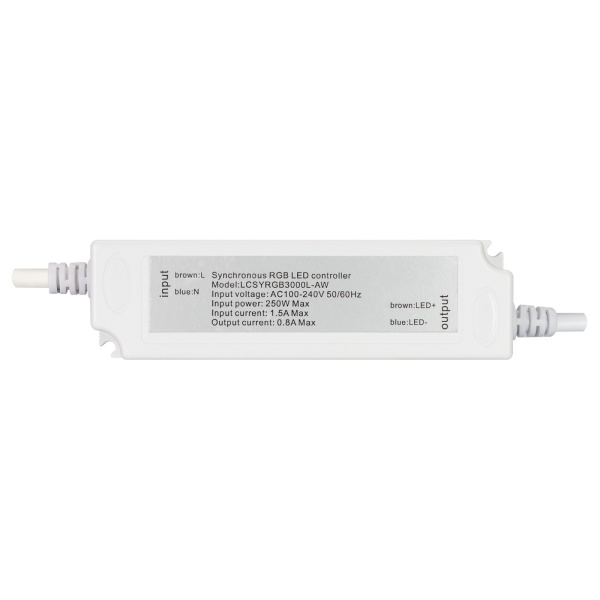 картинка Контроллер ARD-CLASSIC-SYNC-RGB-3000LED White (230V, 250W, RF ПДУ) (Ardecoled, Закрытый) 031211 от магазина BTSvet