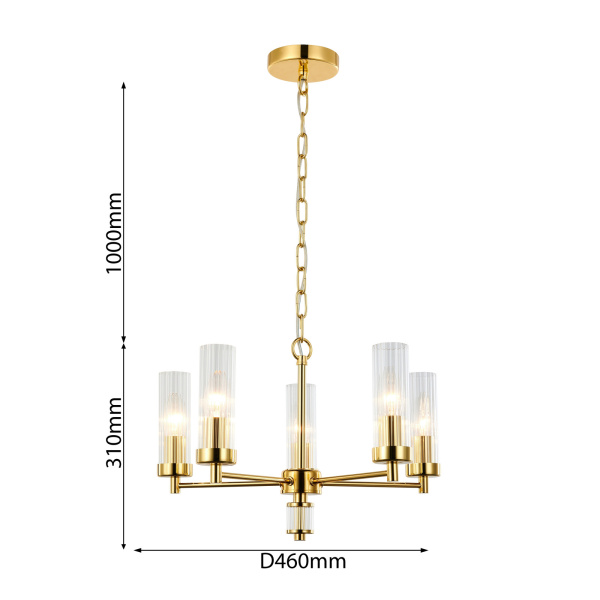 картинка Подвесная люстра Aesthetic 2673-5P от магазина BTSvet