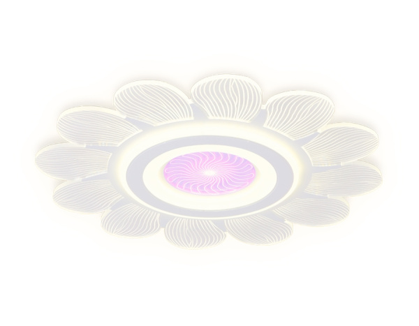 картинка Потолочная люстра светодиодная с пультом регулировкой цветовой температуры и яркости с ночным режимом ACRYLICA AK4301 от магазина BTSvet