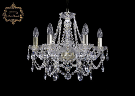 Хрустальная подвесная люстра 11.25.6.165.Gd.Sp