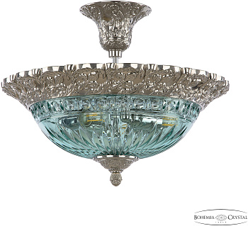 Потолочная люстра хрустальная 7091P/39/FL Ni Birusa/M-1G