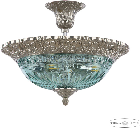 Потолочная люстра хрустальная 7091P/39/FL Ni Birusa/M-1G