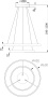 картинка Подвесной светильник светодиодный Rim MOD058PL-L55W4K от магазина BTSvet