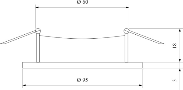 картинка Точечный светильник Dorma 25001/01 от магазина BTSvet
