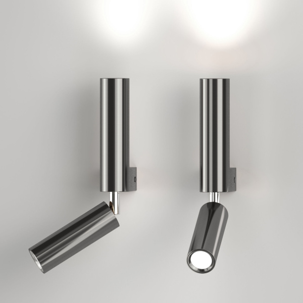 картинка Настенный светильник Eurosvet Pitch 40020/1 LED черный жемчуг от магазина BTSvet