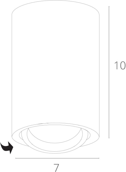 картинка Точечный светильник A1560PL-1GY от магазина BTSvet