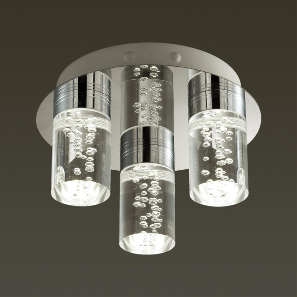 картинка Светильник потолочный Terrence 4599/15CL никель LED 3*5W 4000 от магазина BTSvet