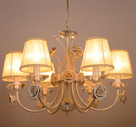 картинка Подвесная люстра 2031/6 (cream pearl) от магазина BTSvet