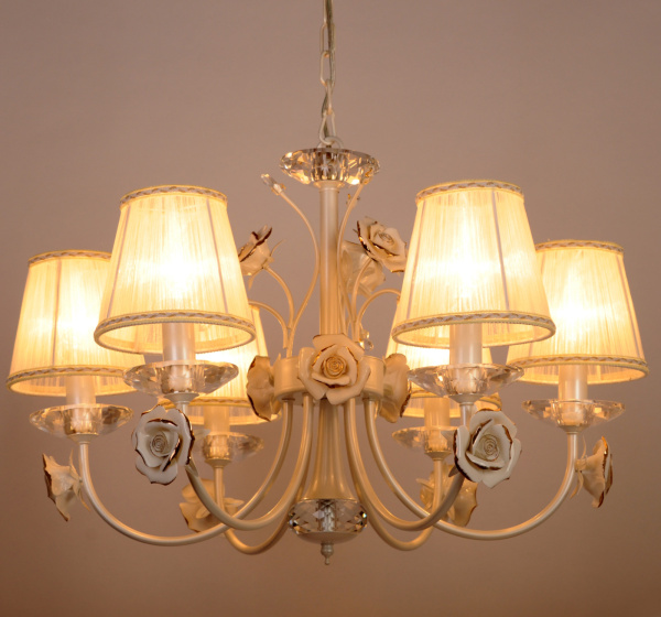 картинка Подвесная люстра 2031/6 (cream pearl) от магазина BTSvet