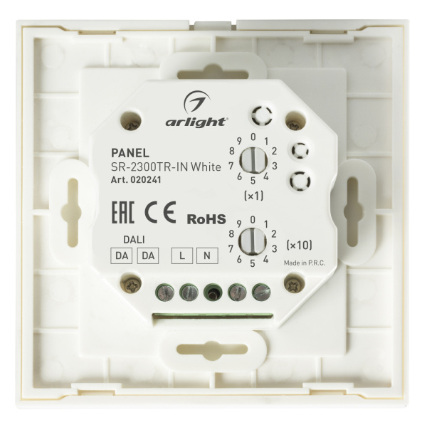 картинка Панель SR-2300TR-IN White (DALI, RGBW) (Arlight) 020241 от магазина BTSvet