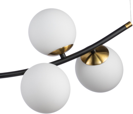 картинка Люстра подвесная Nuvole V000087 (11002/7P Black) от магазина BTSvet