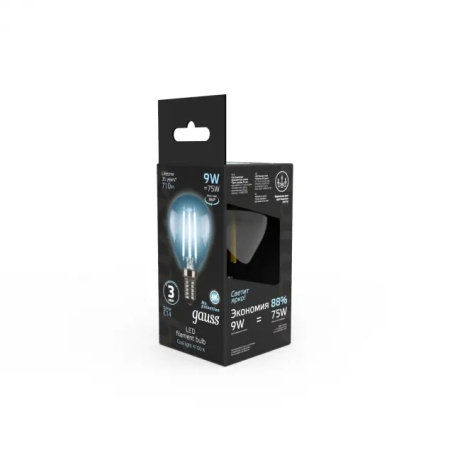 картинка Лампочка LED Filament Globe E14 9W 4100K 1/10/50 105801209 от магазина BTSvet