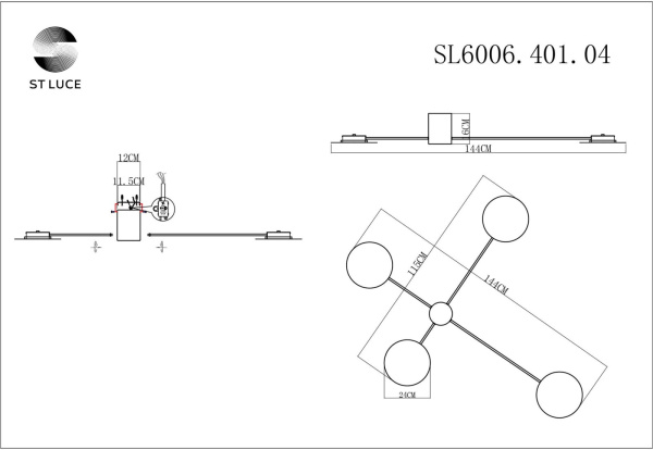 картинка Настенный светильник Tondo SL6006.401.04 от магазина BTSvet