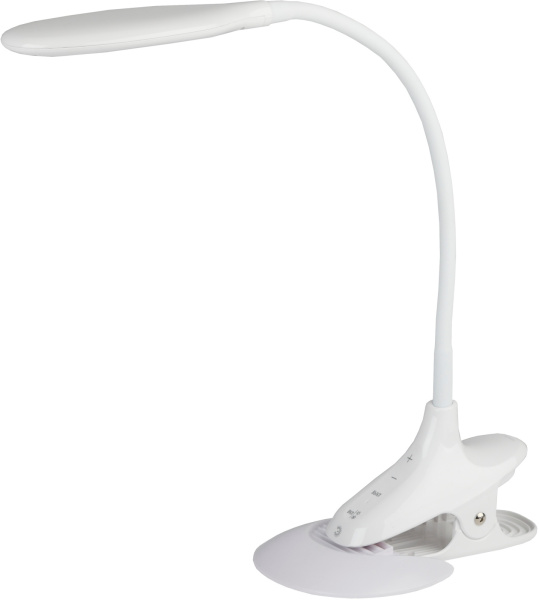 Офисная настольная лампа светодиодная с диммером и выключателем регулировкой яркости и цветовой температуры NLED-454-9W-W