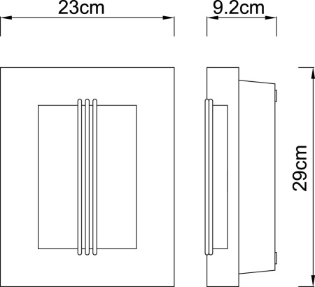 картинка Настенный светильник уличный Orlando 3156-2 от магазина BTSvet