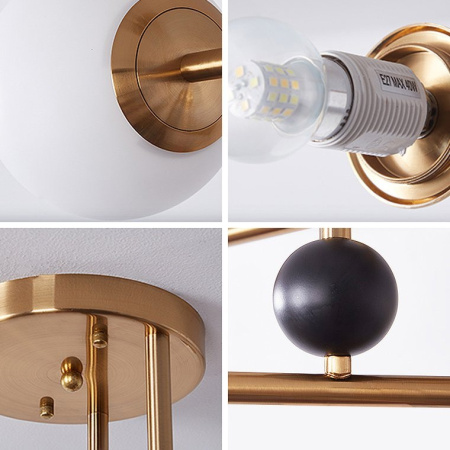 картинка Потолочная люстра JESI Gold от магазина BTSvet