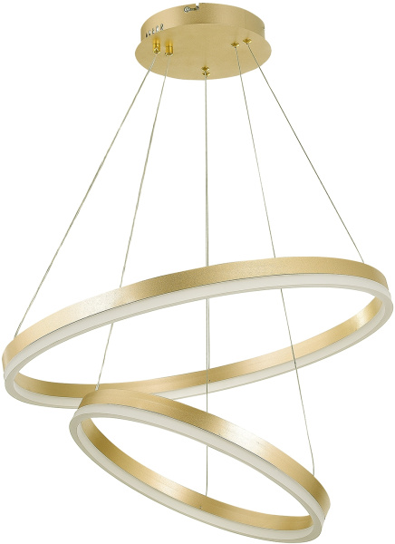 картинка Подвесной светильник светодиодный LED LAMPS 81299, 160W, золото, LED от магазина BTSvet