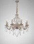 картинка Подвесная люстра BARLETTA 1730.8 coffe gold от магазина BTSvet