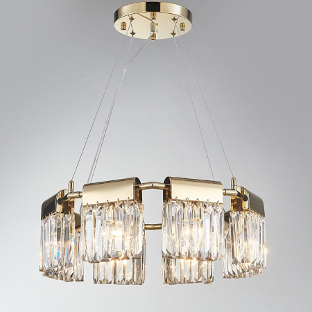 картинка Подвесная люстра хрустальная 4208/C gold от магазина BTSvet