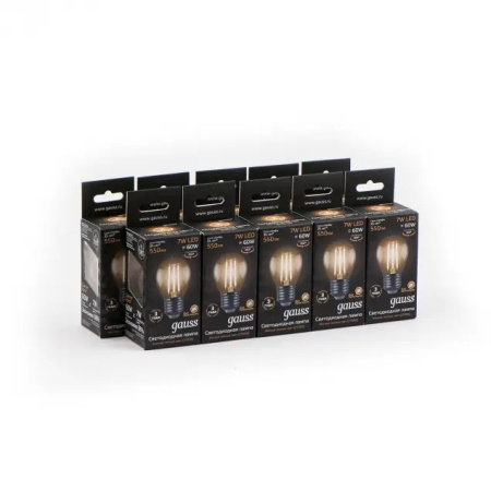 картинка Лампочка LED Filament Globe E27 7W 2700K 1/10/50 105802107 от магазина BTSvet