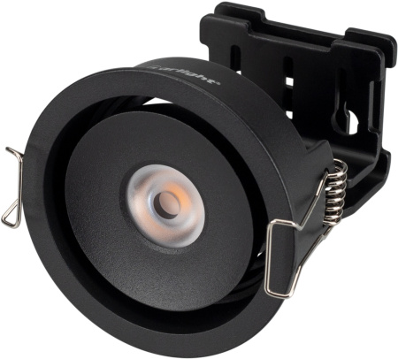 Светильник встраиваемый LED CL-SIMPLE-R78-9W Day4000 (BK, 45 deg) (Arlight, IP20 Металл, 3 года) 026871