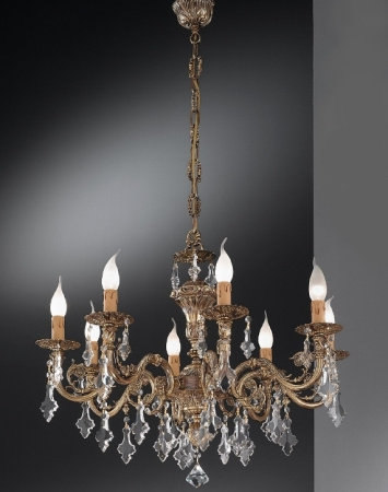 Подвесная люстра 815/8 с хрусталем