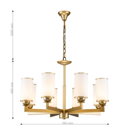 картинка Подвесная люстра Sollemnis 2621-8P от магазина BTSvet