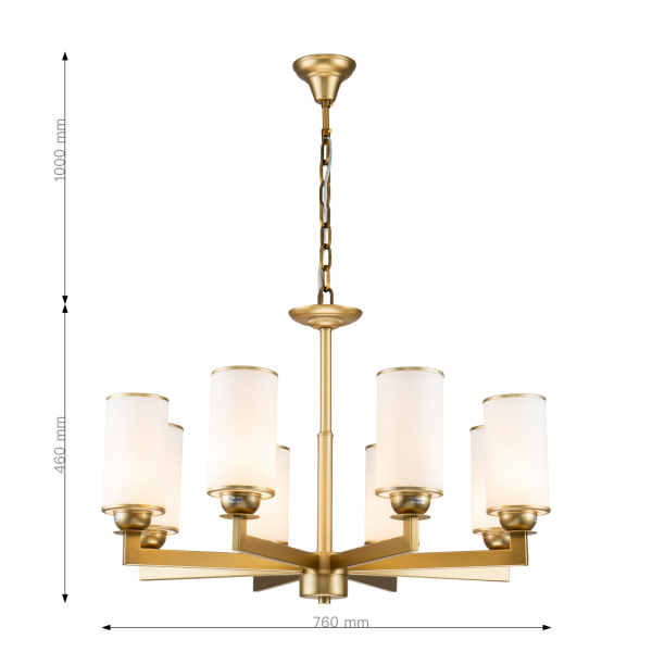 картинка Подвесная люстра Sollemnis 2621-8P от магазина BTSvet