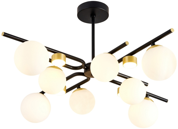 Потолочная люстра на штанге Soffiato 3048-8P