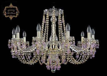 Хрустальная подвесная люстра 11.24.10.300.Gd.V7010.R777