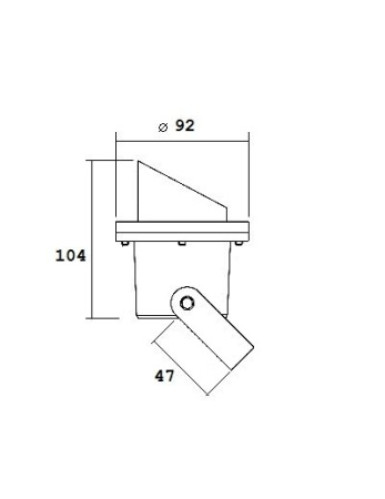 картинка Прожектор уличный 12613 Bl от магазина BTSvet