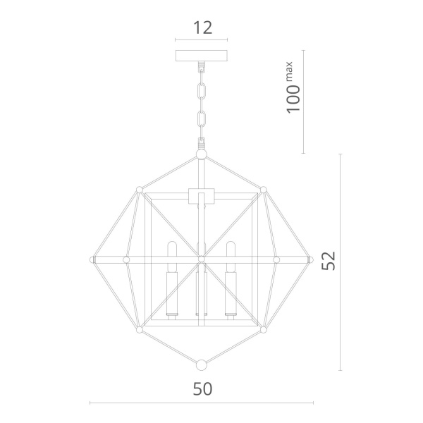 картинка Подвесной светильник Odin 2540/26 SP-4 от магазина BTSvet