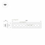 картинка Светильник встраиваемый LED MS-ORIENT-BUILT-TURN-TC-S67x300-20W Day4000 (WH-BK, 30 deg, 230V) (Arlight, IP20 Металл, 5 лет) 032231 от магазина BTSvet