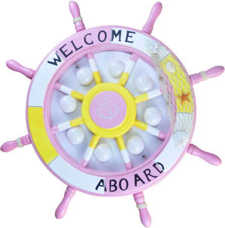 Настенно-потолочный светильник светодиодный для детской Штурвал 07427,10