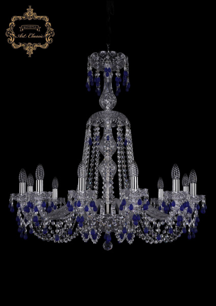 Хрустальная подвесная люстра 11.24.12.300.XL-87.Cr.V3001