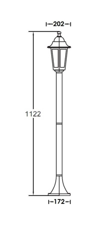 картинка Наземный фонарь 79806S Bl от магазина BTSvet