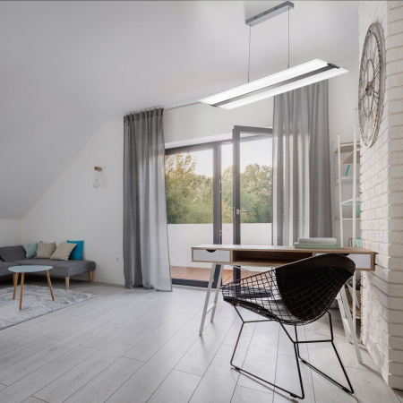 картинка Подвесной светильник светодиодный диммируемый с пультом регулировкой цветовой температуры и яркости Iter 358445 от магазина BTSvet