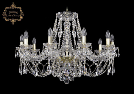 Хрустальная подвесная люстра 11.21.10.300.Gd.Sp
