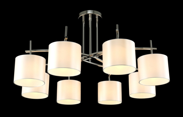 картинка Потолочная люстра SERGIO PL8 NICKEL от магазина BTSvet