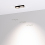картинка Светильник встраиваемый LED MS-ORIENT-BUILT-TURN-TC-S67x90-5W Day4000 (WH-BK, 30 deg, 230V) (Arlight, IP20 Металл, 5 лет) 032232 от магазина BTSvet