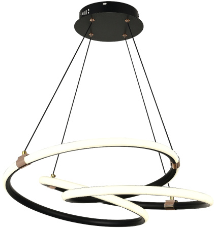 картинка Потолочная люстра светодиодная с управлением пультом смартфоном и голосом регулировкой цветовой температуры и яркости ночным режимом и таймером LED LAMPS 81291 от магазина BTSvet