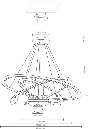 картинка Подвесной светильник 431-303-06 от магазина BTSvet