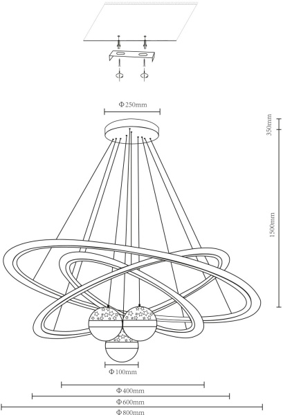 картинка Подвесной светильник 431-303-06 от магазина BTSvet