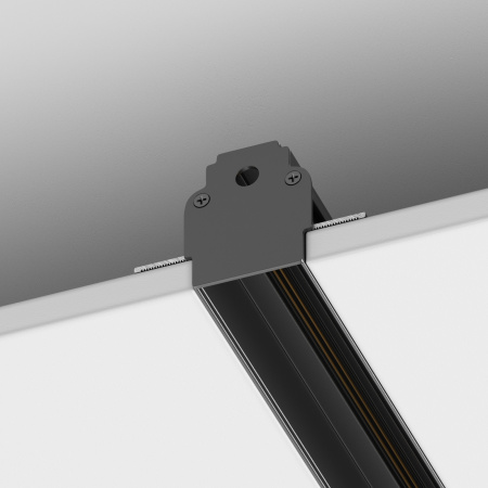 картинка Шинопровод 1м Gravity встраиваемый черный Busbar trunkings Gravity TRX010-421B от магазина BTSvet